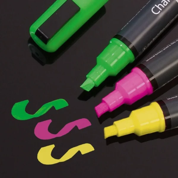 Sigel Kreidemarker Pink/grün/gelb 5