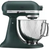 KitchenAid Küchenmaschine ARTISAN 156PS In Pebbled Palm Mit Gesteppter Schüssel 25