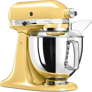 KitchenAid Küchenmaschine ARTISAN 175PS Pastellgelb Kochprofi-Set 24