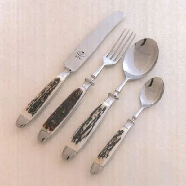 Eichenlaub Salatgabel Aus Hirschhorn 1